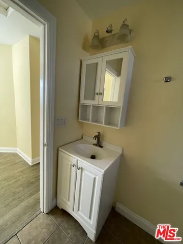 a utility room with a sink