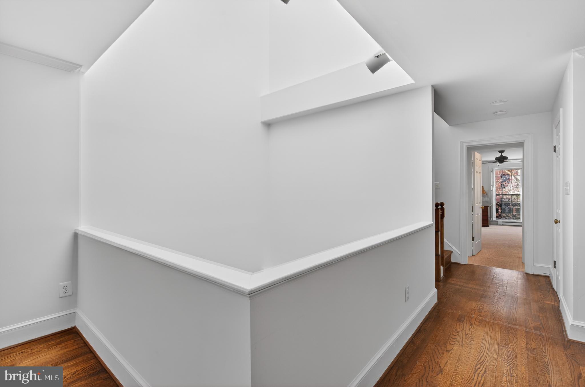 306 9th Street Southeast Washington, DC 20003 - Photo 23 of 50 a view of hallway with wooden floor