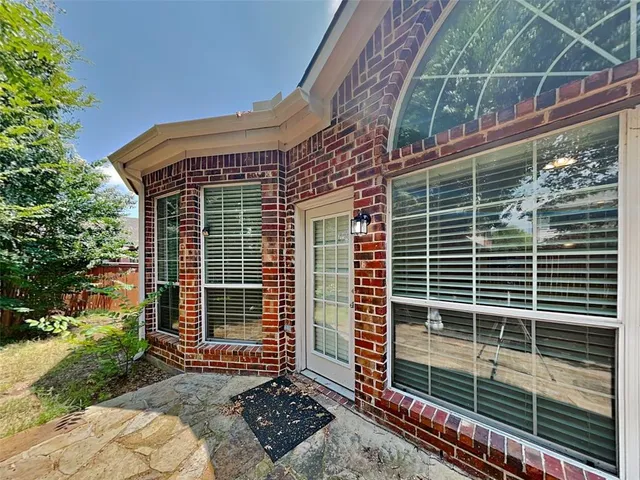 a view of a door with a door