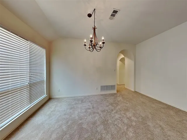 a view of a room with window