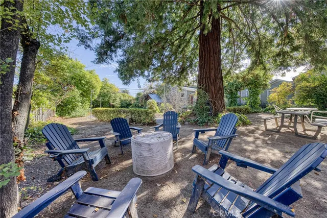 a view of city from a balcony