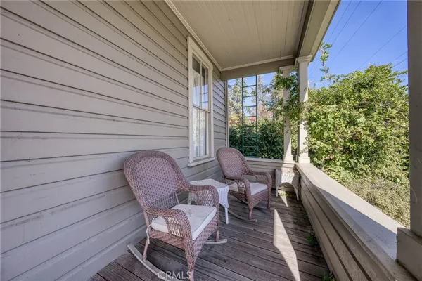 a view of a house with a patio