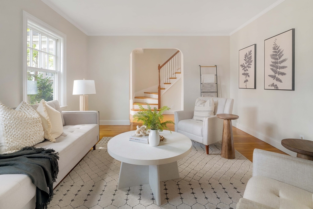 52 St Mary's Road Milton, MA 02186 - Photo 5 of 32 a living room with furniture and a table