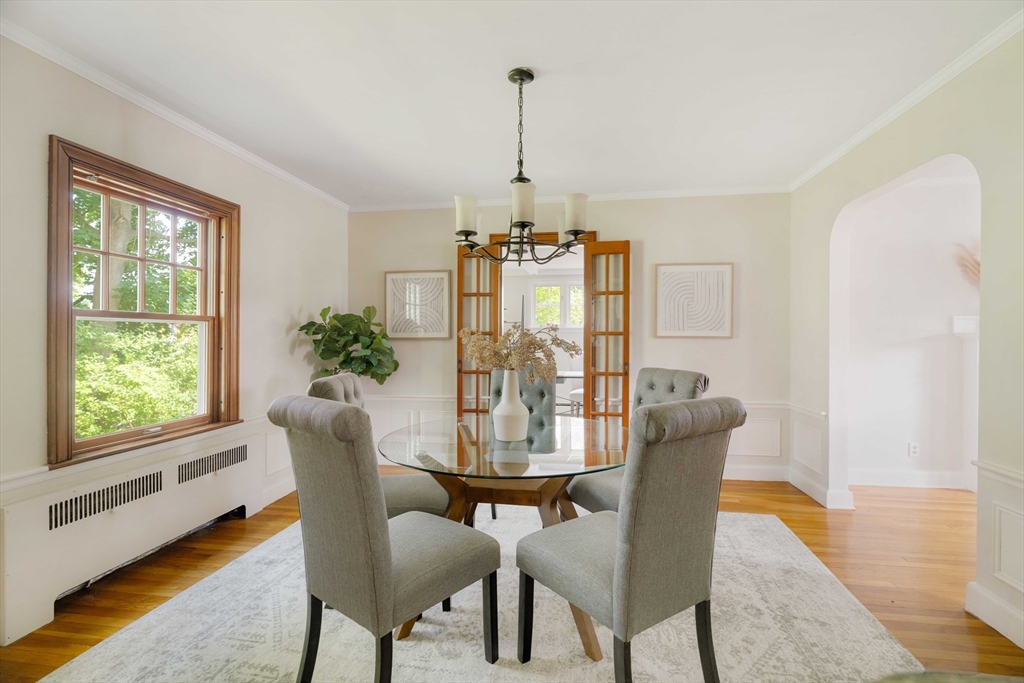52 St Mary's Road Milton, MA 02186 - Photo 8 of 32 a view of a dining room with furniture window and wooden floor