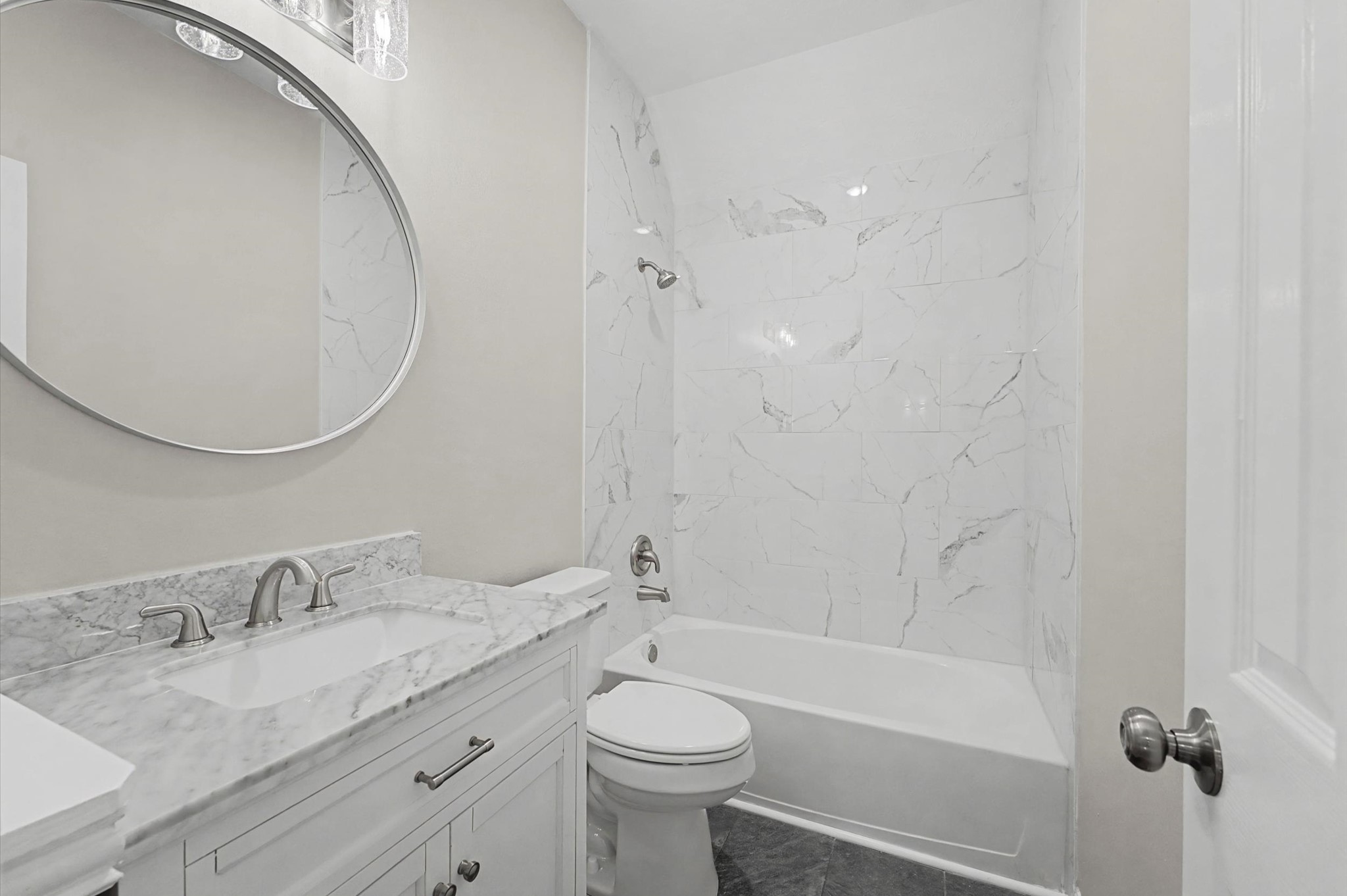 15442 Bay Tree Landing Cypress, TX 77429 - Photo 37 of 46 All the bathrooms have been remodeled with modern fixtures, counters, mirrors, lighting & cabinetry. This full bath is also located upstairs.