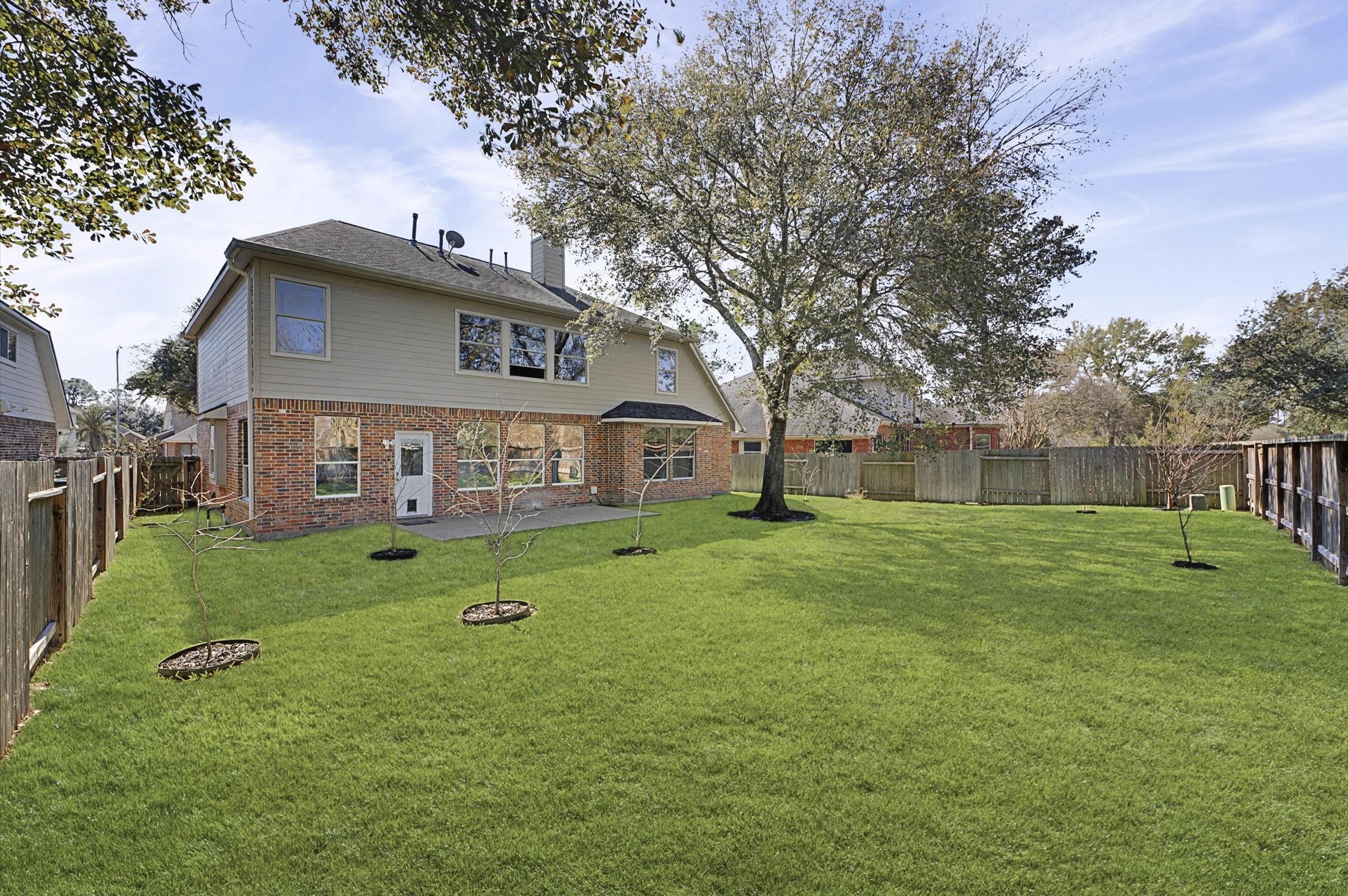 15442 Bay Tree Landing Cypress, TX 77429 - Photo 39 of 46 Sizeable backyard offering privacy & plenty of room for a pool. There's a gate on the back of the fence that leads to the nature trail. Great setup up for pets & exercise.