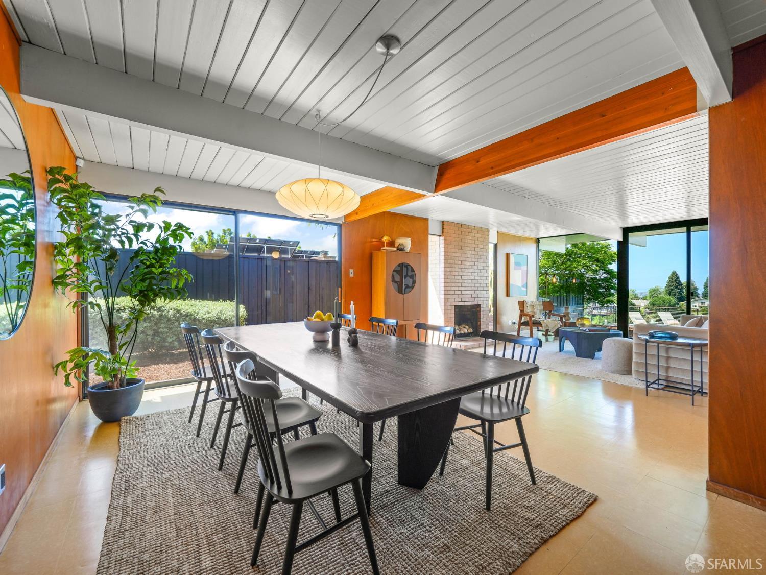5664 Greenridge Road Castro Valley, CA 94552 - Photo 16 of 59 a view of a dining table and chairs in patio