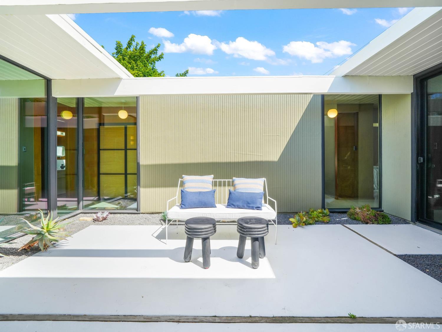 5664 Greenridge Road Castro Valley, CA 94552 - Photo 3 of 59 a building outdoor space with patio furniture and potted plants