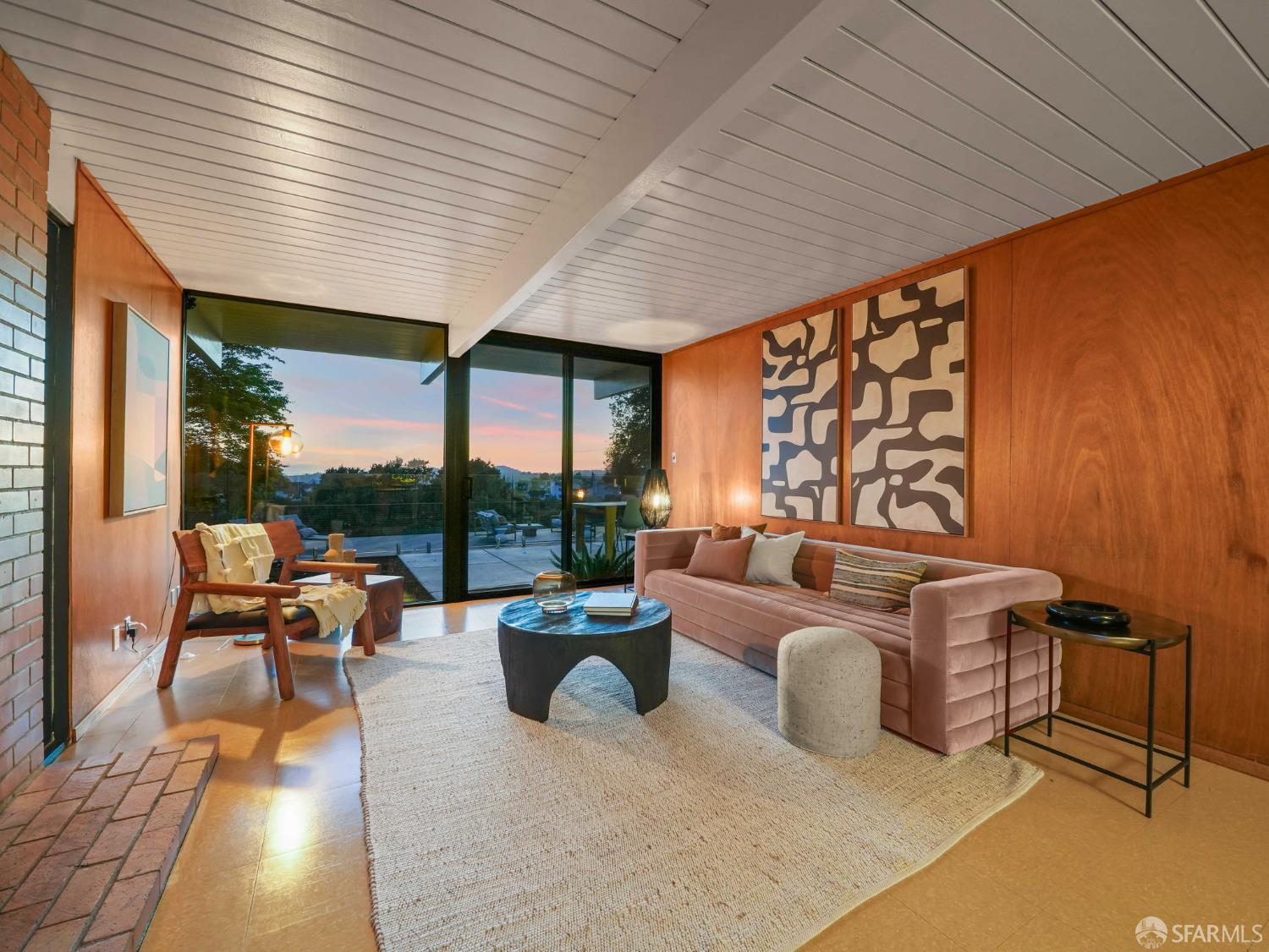 5664 Greenridge Road Castro Valley, CA 94552 - Photo 46 of 59 a living room with patio furniture and a floor to ceiling window