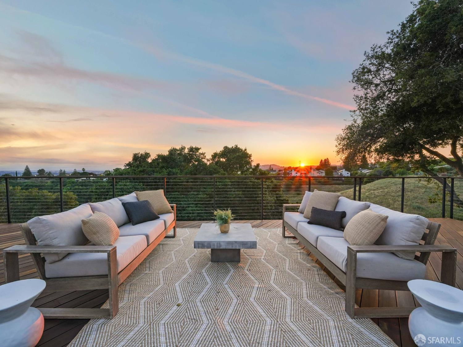 5664 Greenridge Road Castro Valley, CA 94552 - Photo 49 of 59 a outdoor living space with furniture and city view