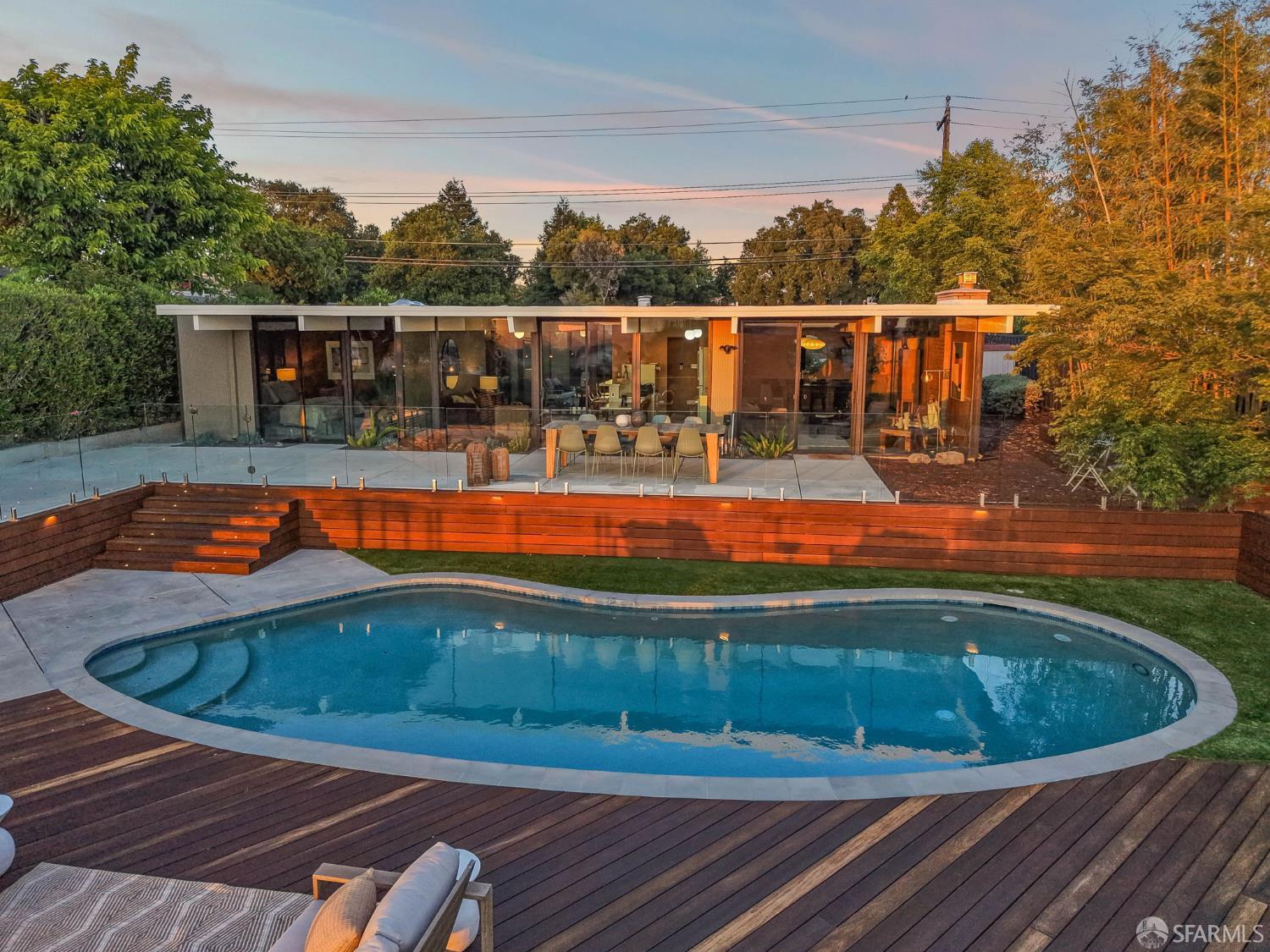 5664 Greenridge Road Castro Valley, CA 94552 - Photo 54 of 59 a view of a swimming pool with a patio