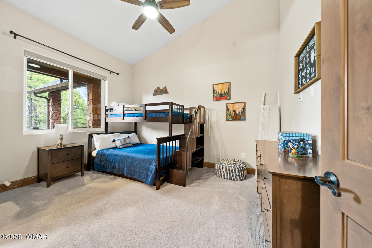 3360 West Blazingstar Road Show Low, AZ 85901 - Photo 60 of 71 a bed room with furniture and a window