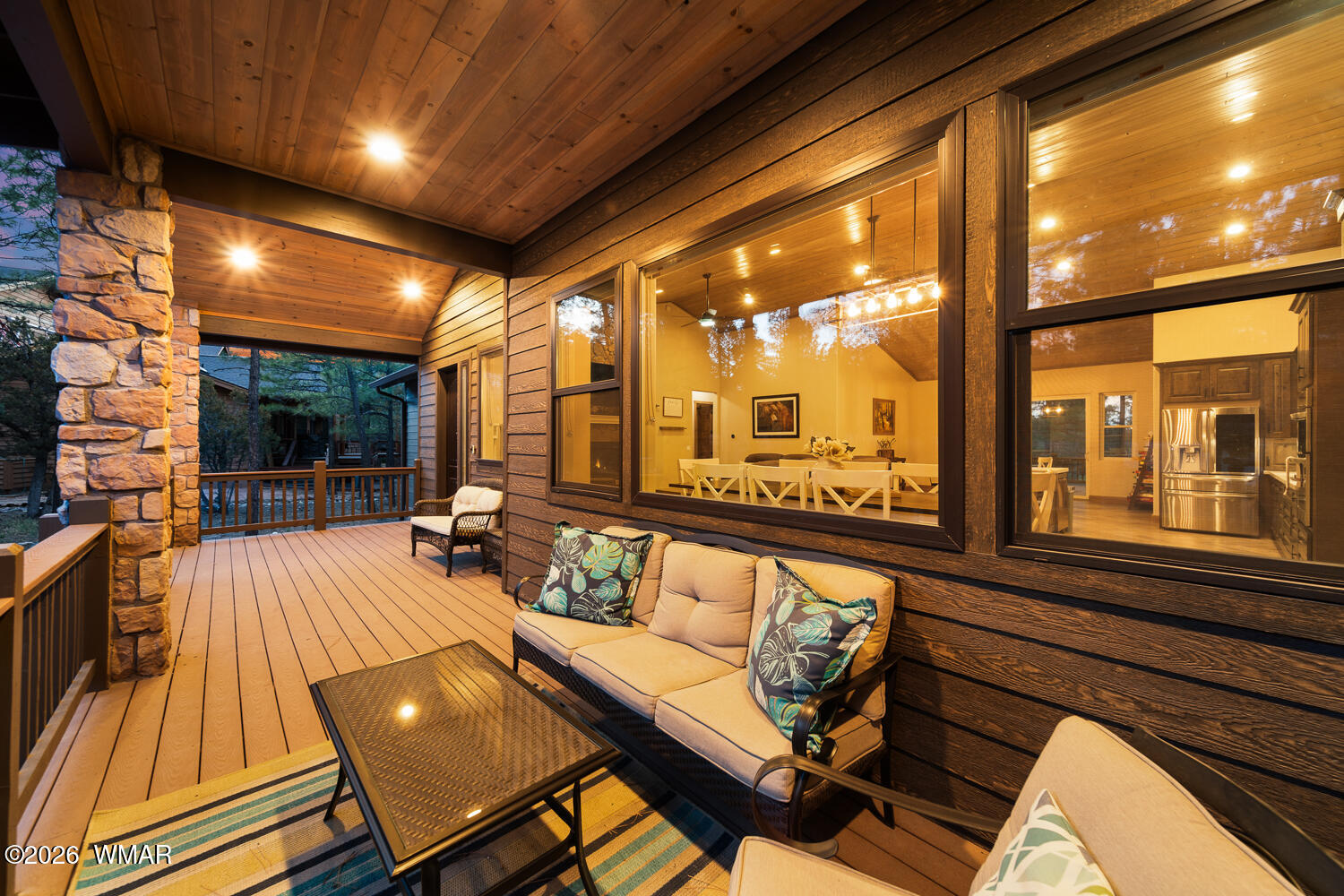 3360 West Blazingstar Road Show Low, AZ 85901 - Photo 67 of 71 Sitting Area On The Front Covered Deck