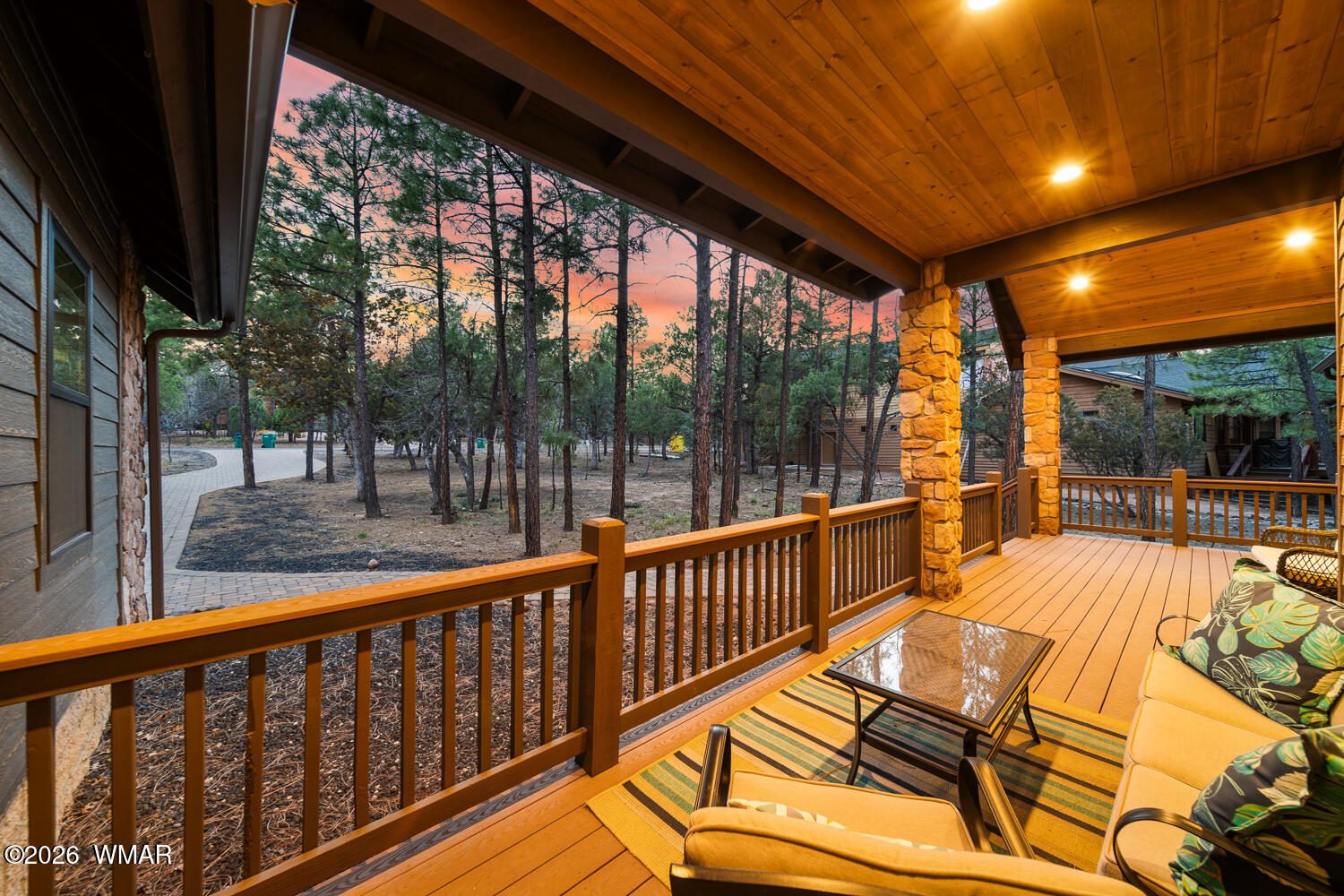 3360 West Blazingstar Road Show Low, AZ 85901 - Photo 68 of 71 View Of The Front Yard Off The Front Deck