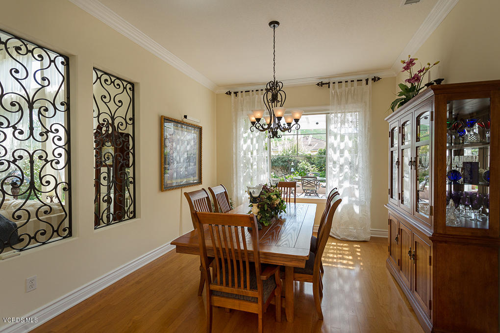 210 Knoll Ridge Road Simi Valley, CA 93065 - Photo 8 of 46 a view of a dining room with furniture window and wooden floor