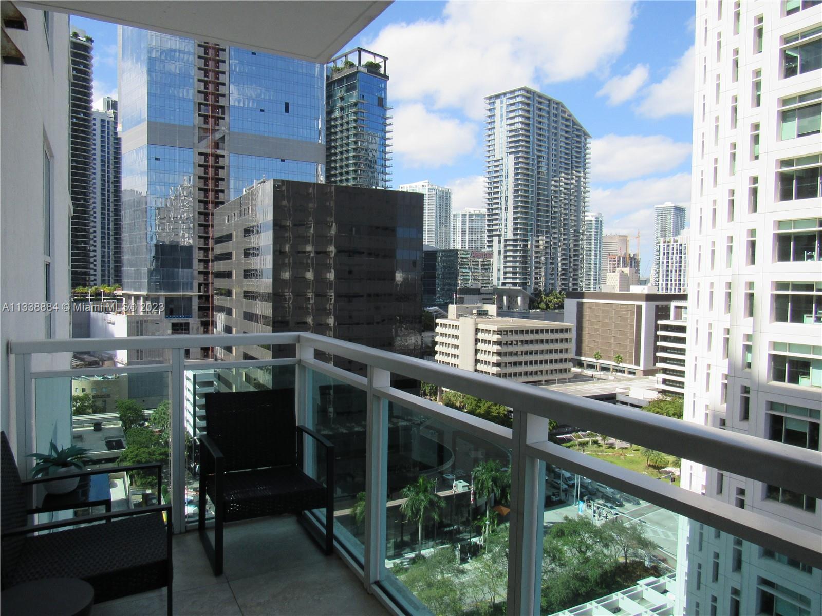 Plaza on Brickell Miami, FL 33131 - Photo 2 of 31 a view of balcony with a couple of chairs
