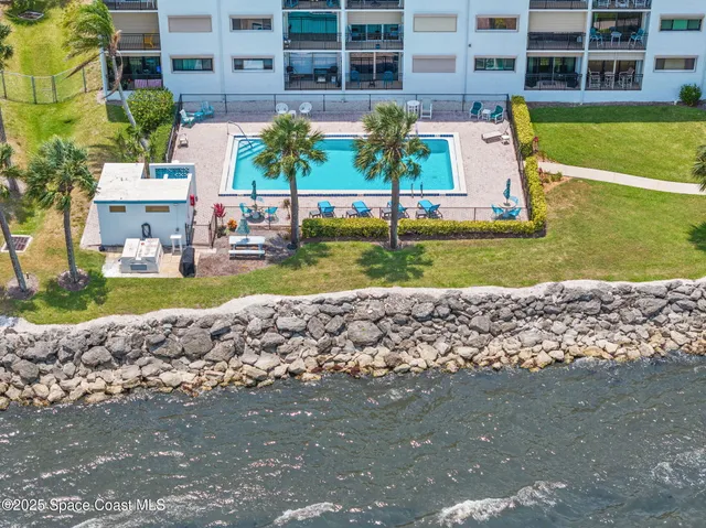 a aerial view of a house