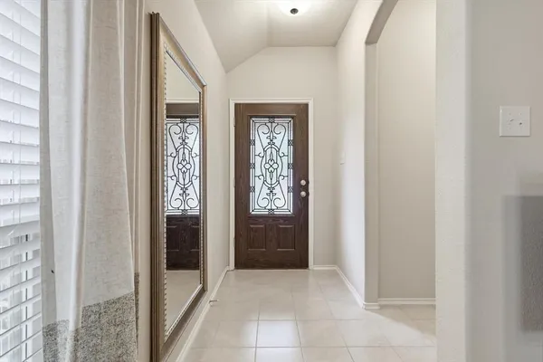 a view of an entryway door