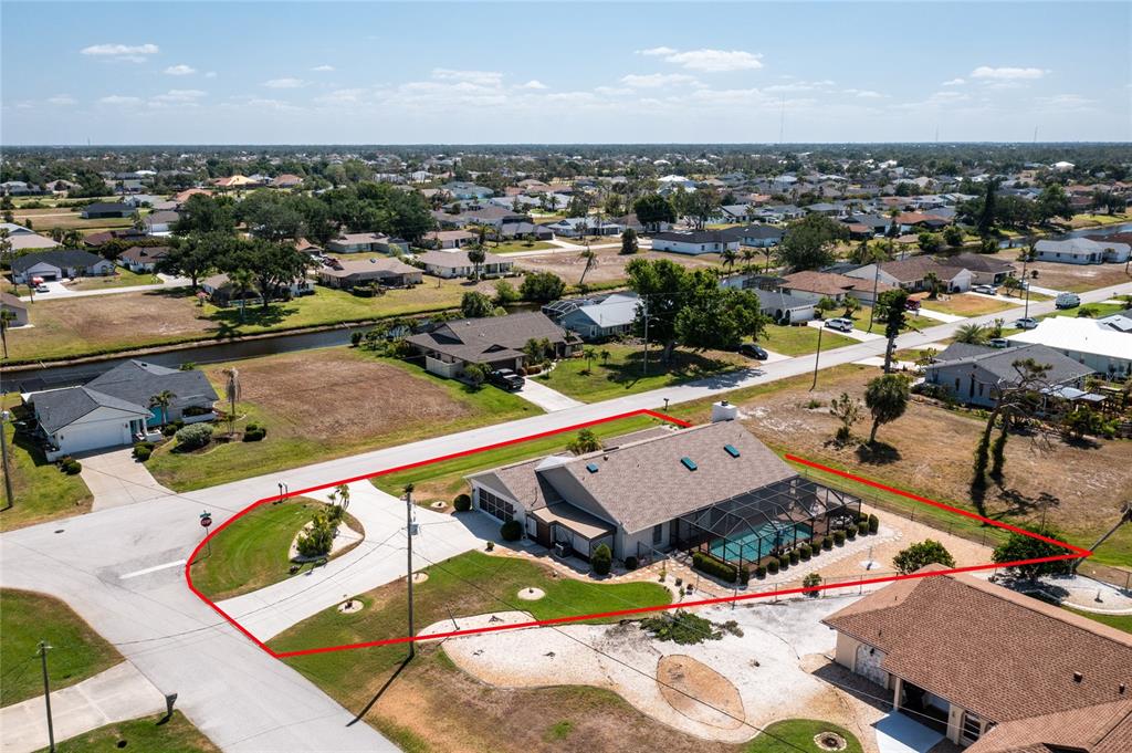 204 Bunker Road Rotonda West, FL 33947 - Photo 48 of 49 an aerial view of a house with a ocean view