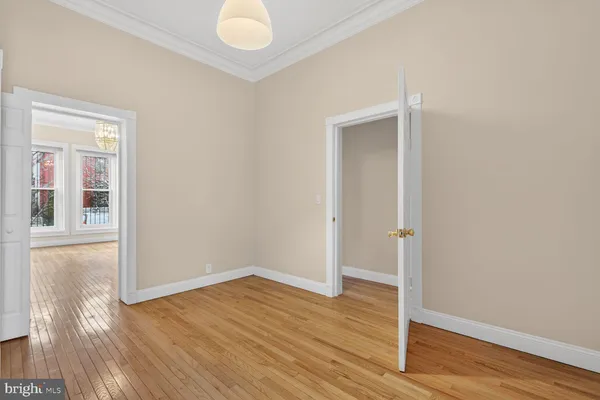 wooden floor in an empty room