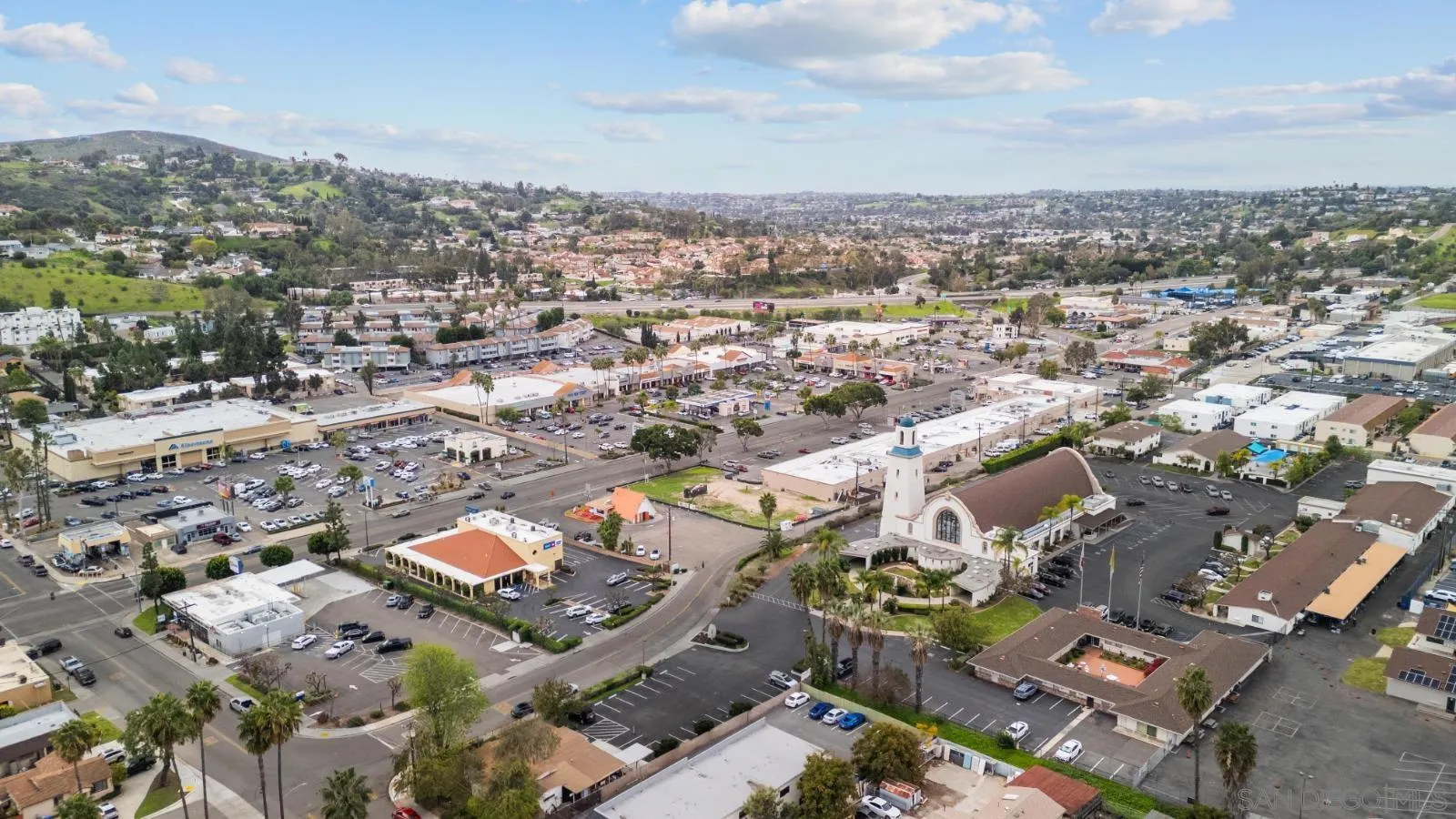 4001 North Bonita Street Spring Valley, CA 91977 - Photo 27 of 31 an aerial view of a city with lots of residential buildings