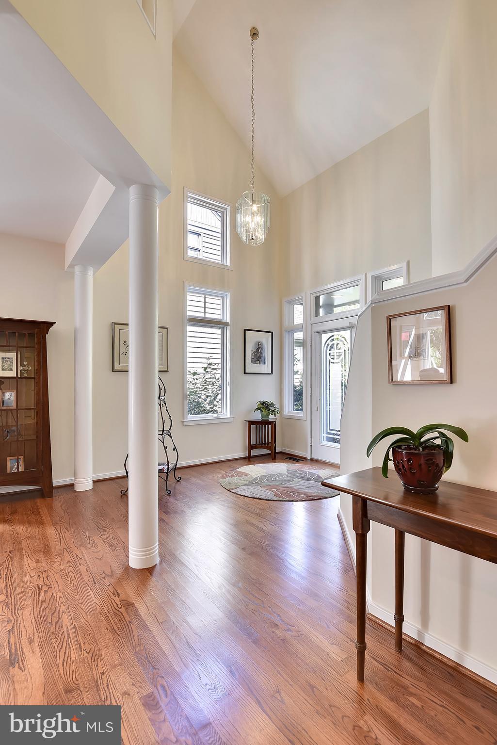1486 Waterfront Road Reston, VA 20194 - Photo 3 of 30 Soaring Entrance Foyer - Beautiful Hardwood Floors