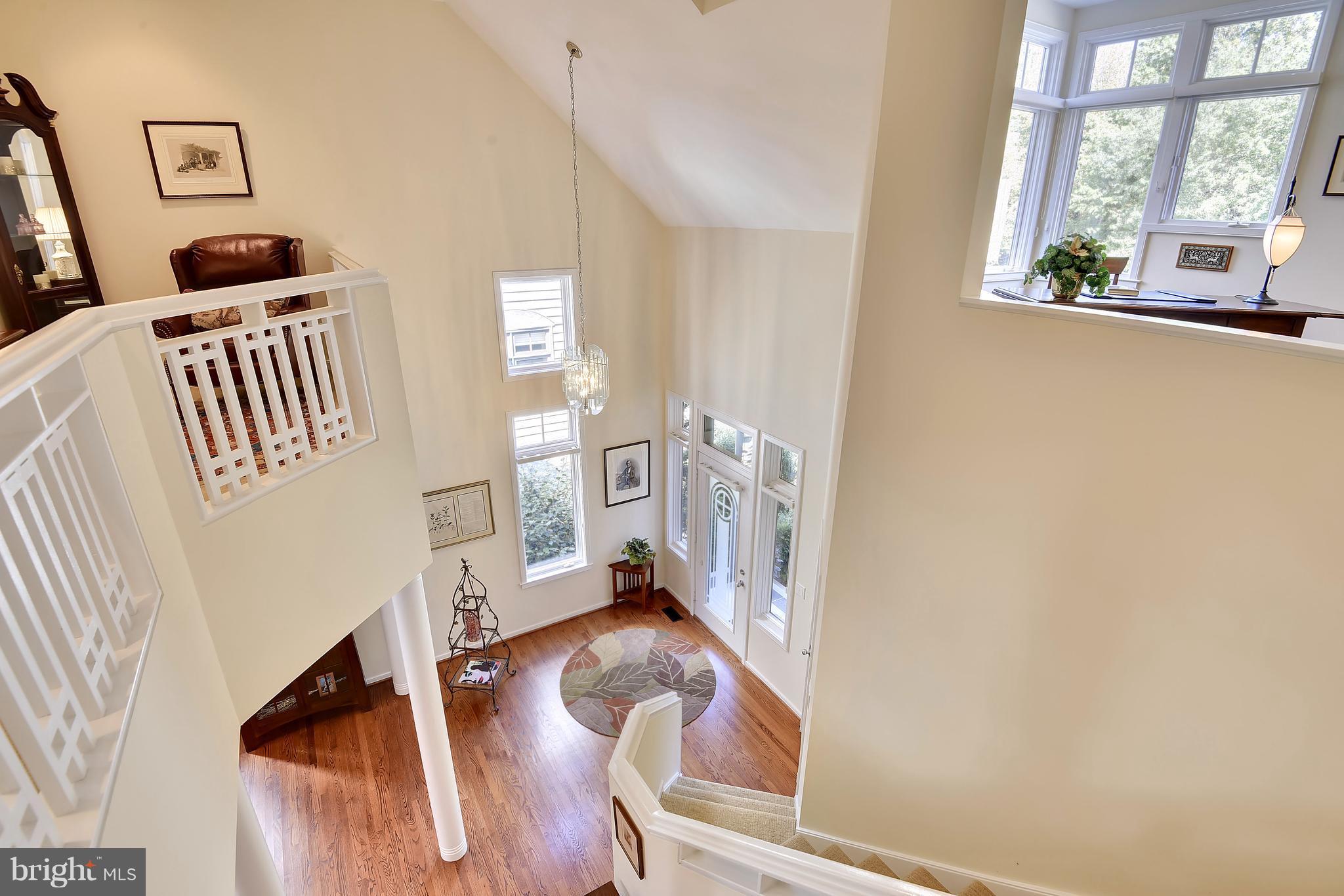 1486 Waterfront Road Reston, VA 20194 - Photo 23 of 30 View from Upper Level to Foyer Entrance