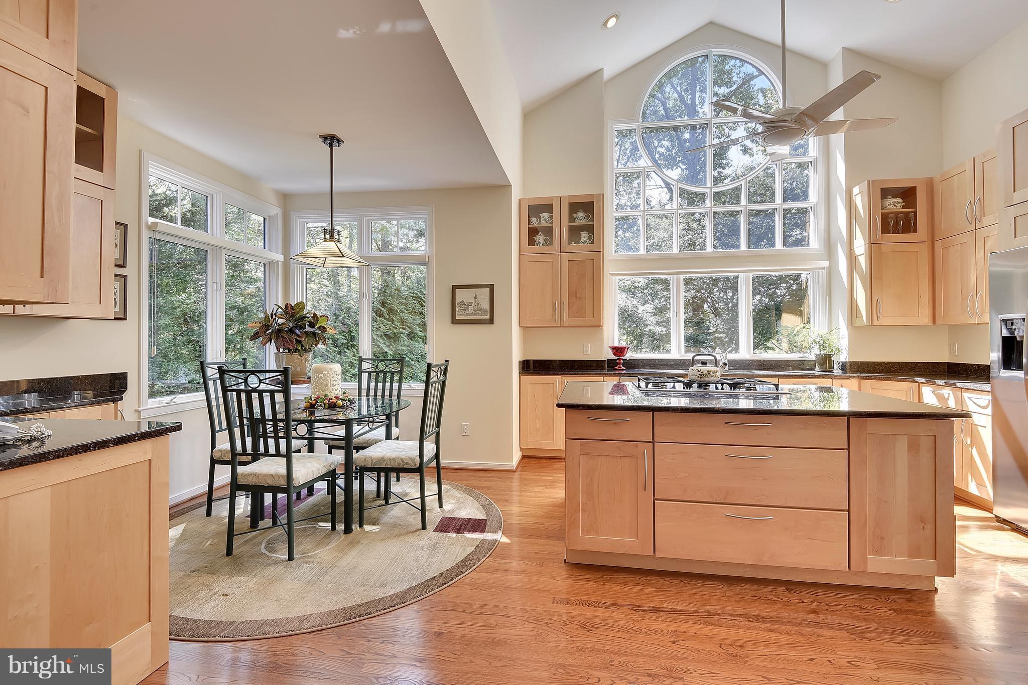 1486 Waterfront Road Reston, VA 20194 - Photo 6 of 30 Kitchen w/Magnificent Window, even a Wine Refrig