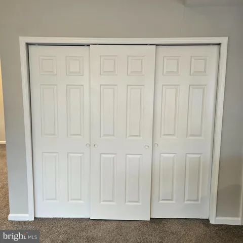 a view of wooden door