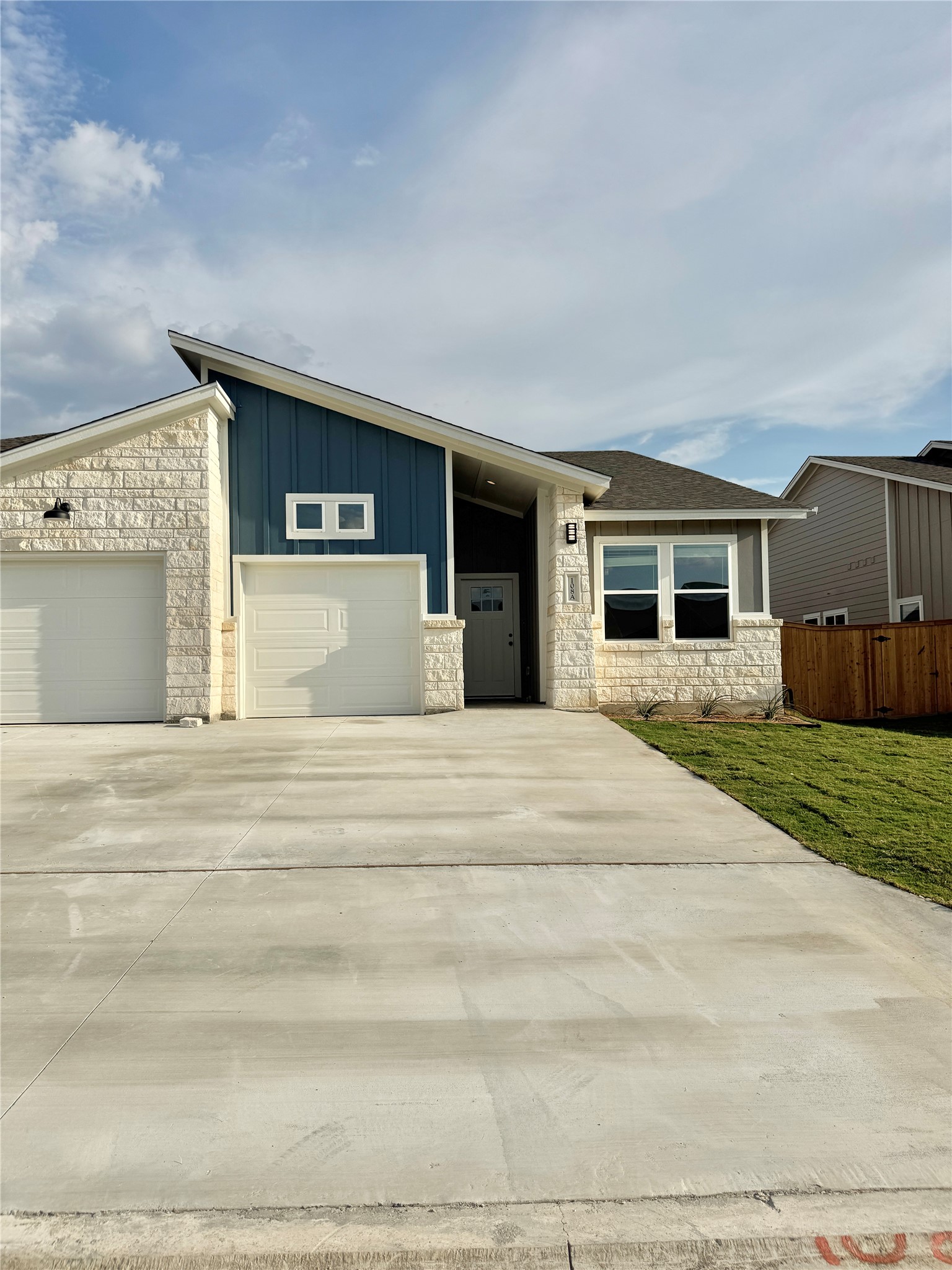 108 Zayd Court, Unit B Jarrell, TX 76537 - Photo 2 of 21 a view of a house with a patio