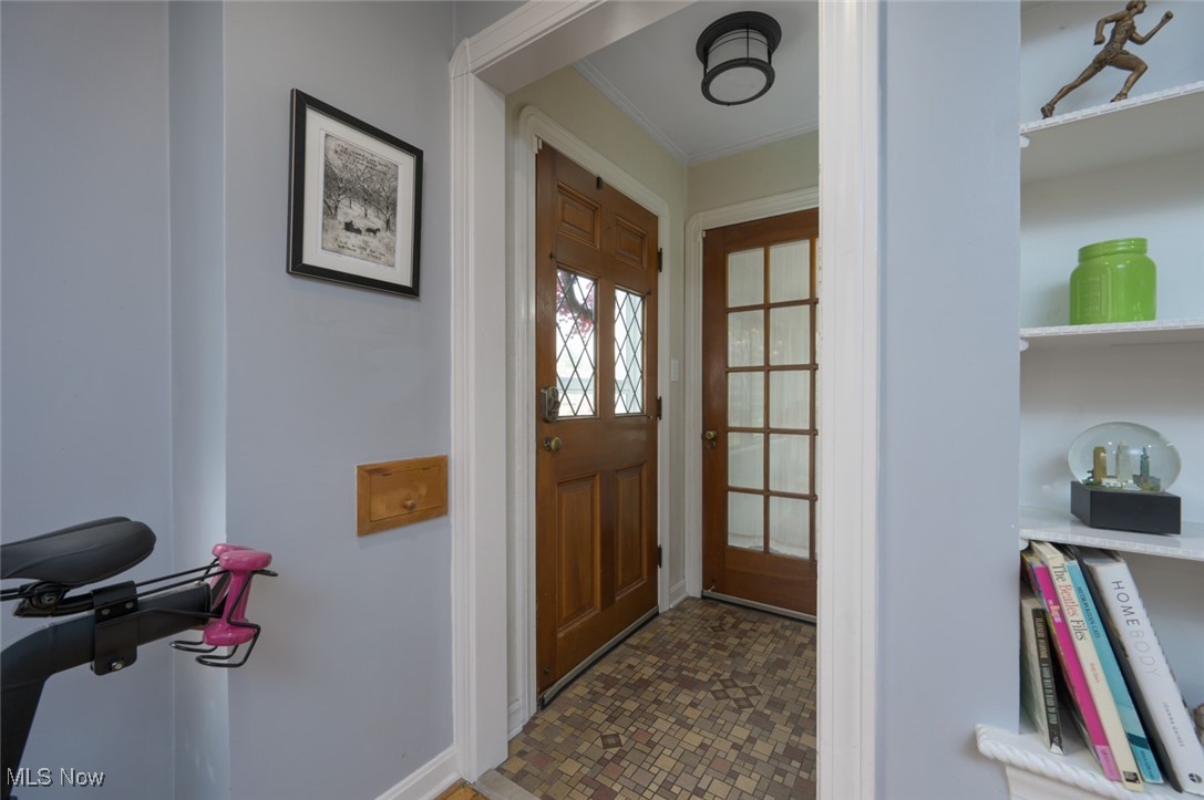4037 Riveredge Road Cleveland, OH 44111 - Photo 8 of 30 Foyer entrance with crown molding