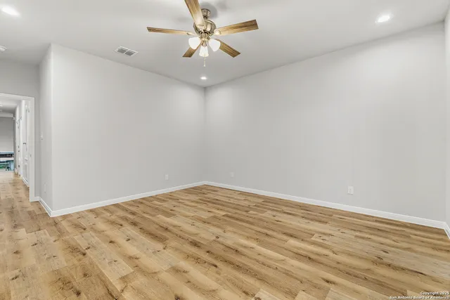 wooden floor in an empty room