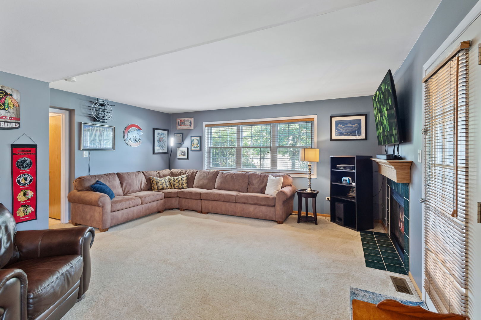 9702 Chelsea Place Mokena, IL 60448 - Photo 16 of 20 a living room with furniture and a flat screen tv