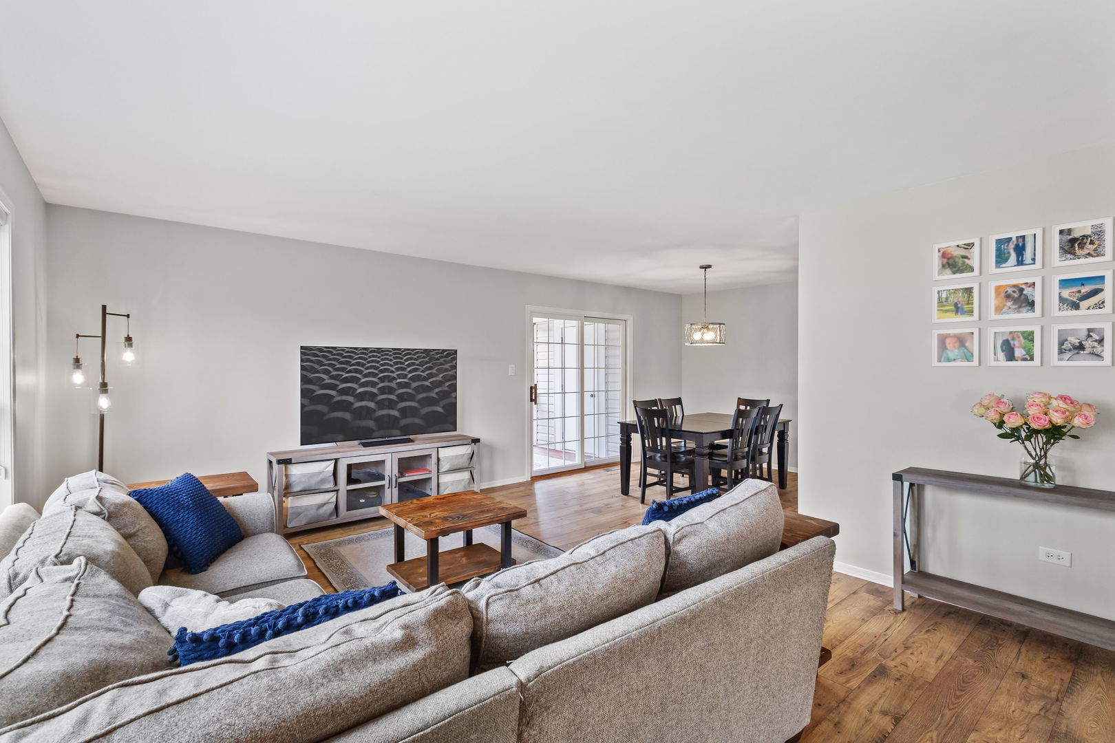 9702 Chelsea Place Mokena, IL 60448 - Photo 3 of 20 a living room with furniture and a flat screen tv