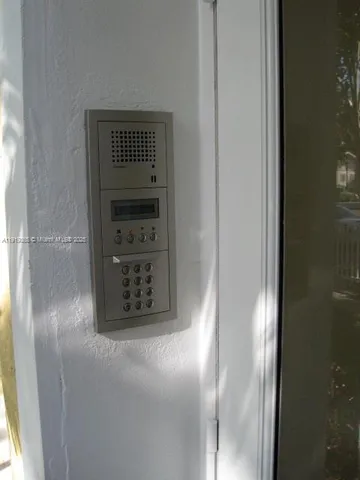 a view of front door
