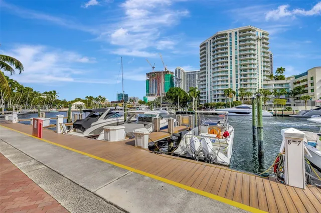 a view of a city with tall buildings