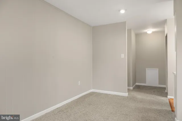 view of room with window