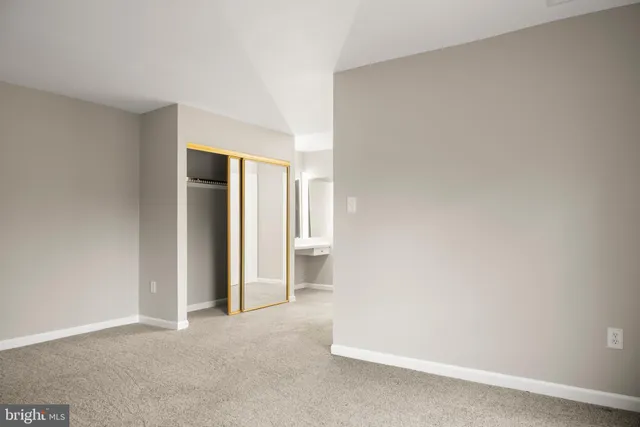 an empty room with window