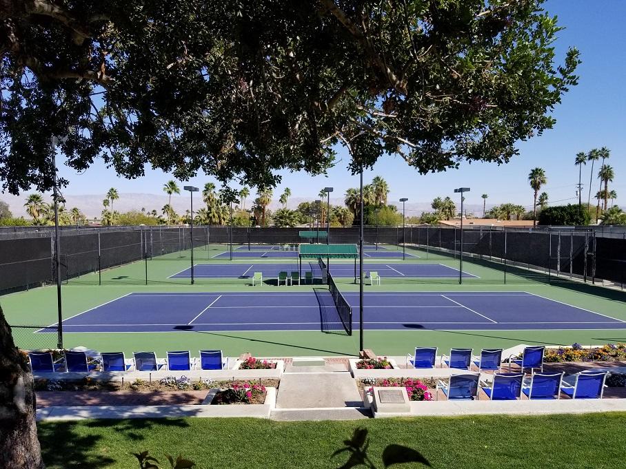 45735 Juniper Circle, Unit 522 Palm Desert, CA 92260 - Photo 48 of 53 a view of an outdoor space and yard