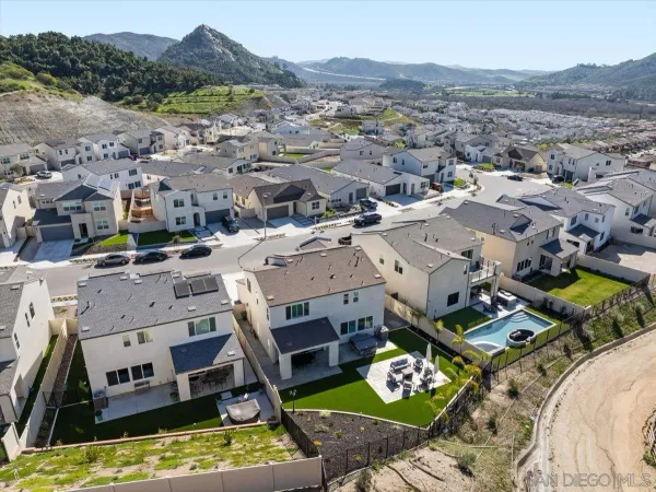 an aerial view of a