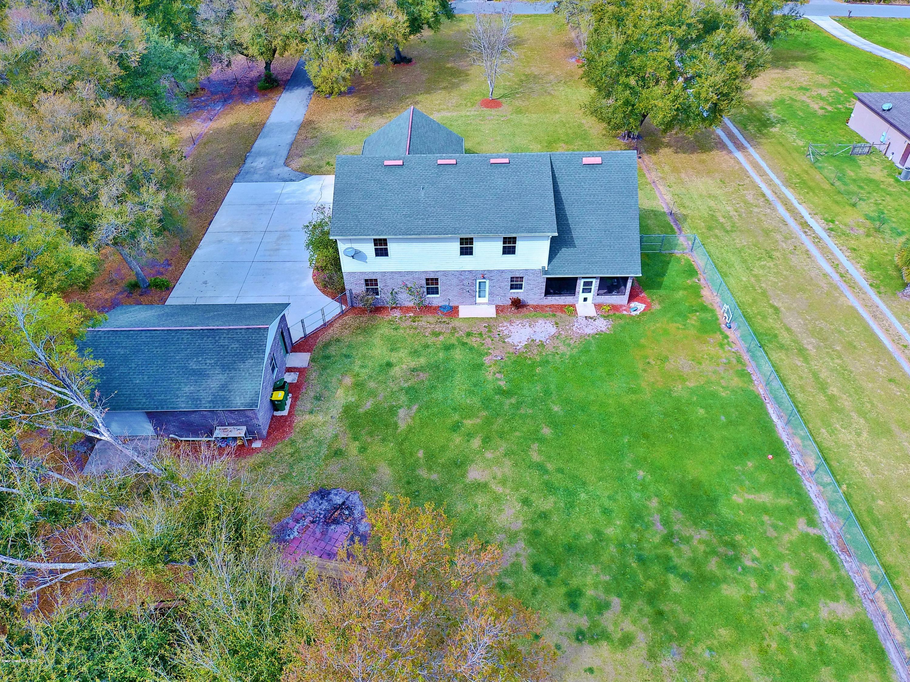 3445 Carter Road Mims, FL 32754 - Photo 38 of 38 Aerial Rear