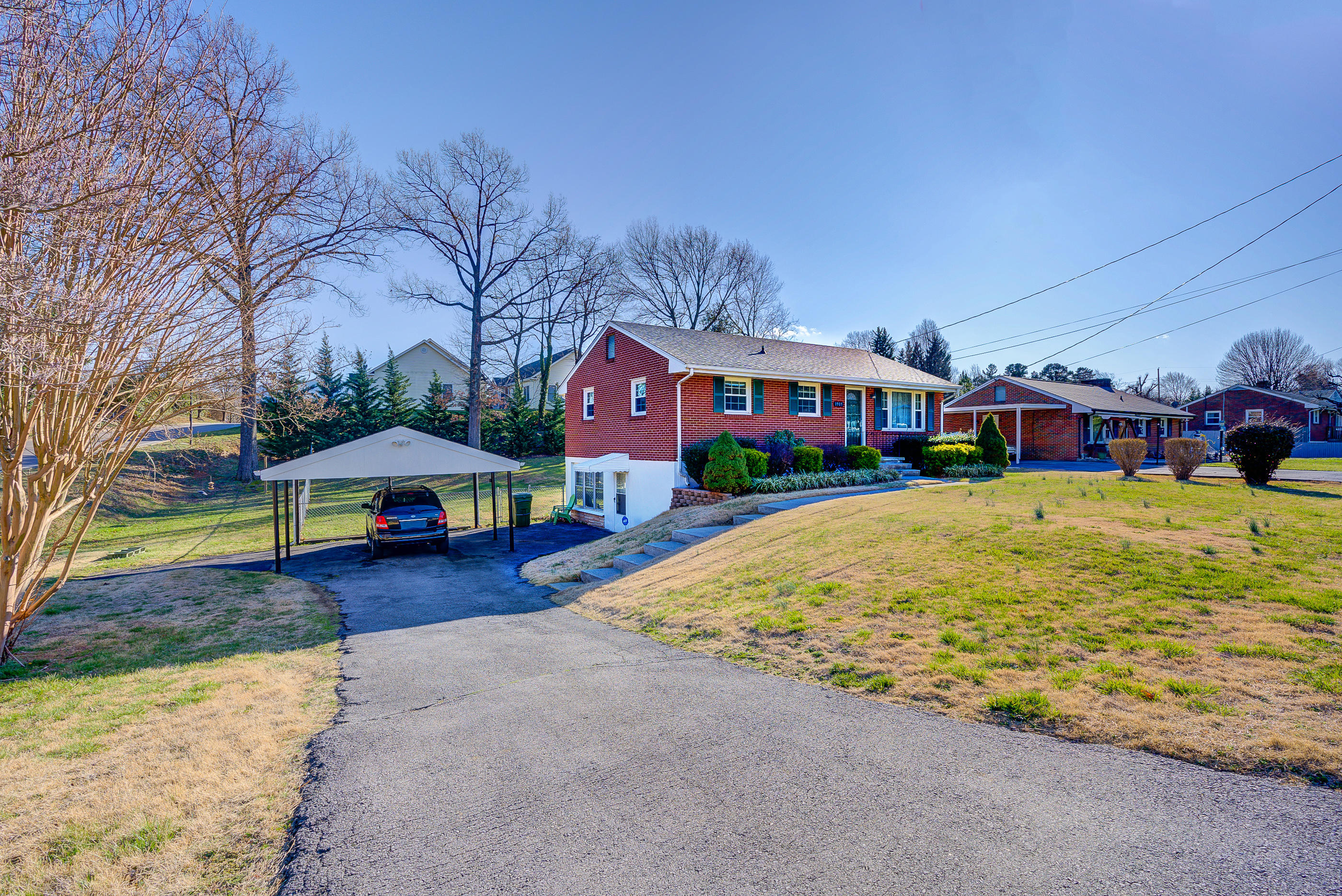 1905 Burma Road Salem, VA 24153 - Photo 3 of 26 a view of swimming pool with outdoor seating and covered with trees