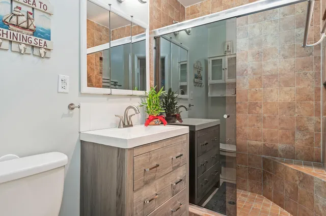 a table and chairs in the patio