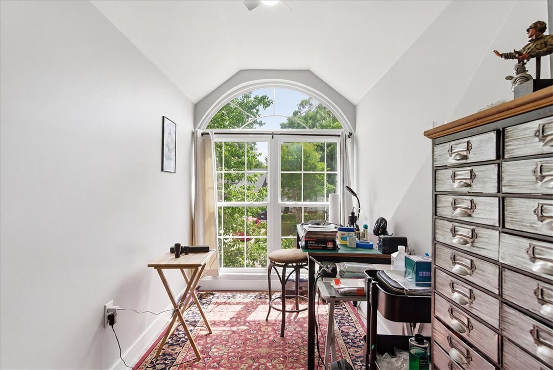 166 Amberwood Drive Anderson, SC 29621 - Photo 25 of 38 This bright office space offers an arched window, creating an inviting work environment.
