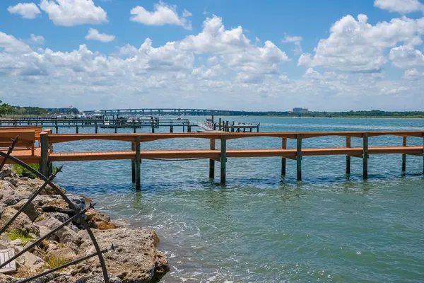 a view of swimming pool with lounge chair