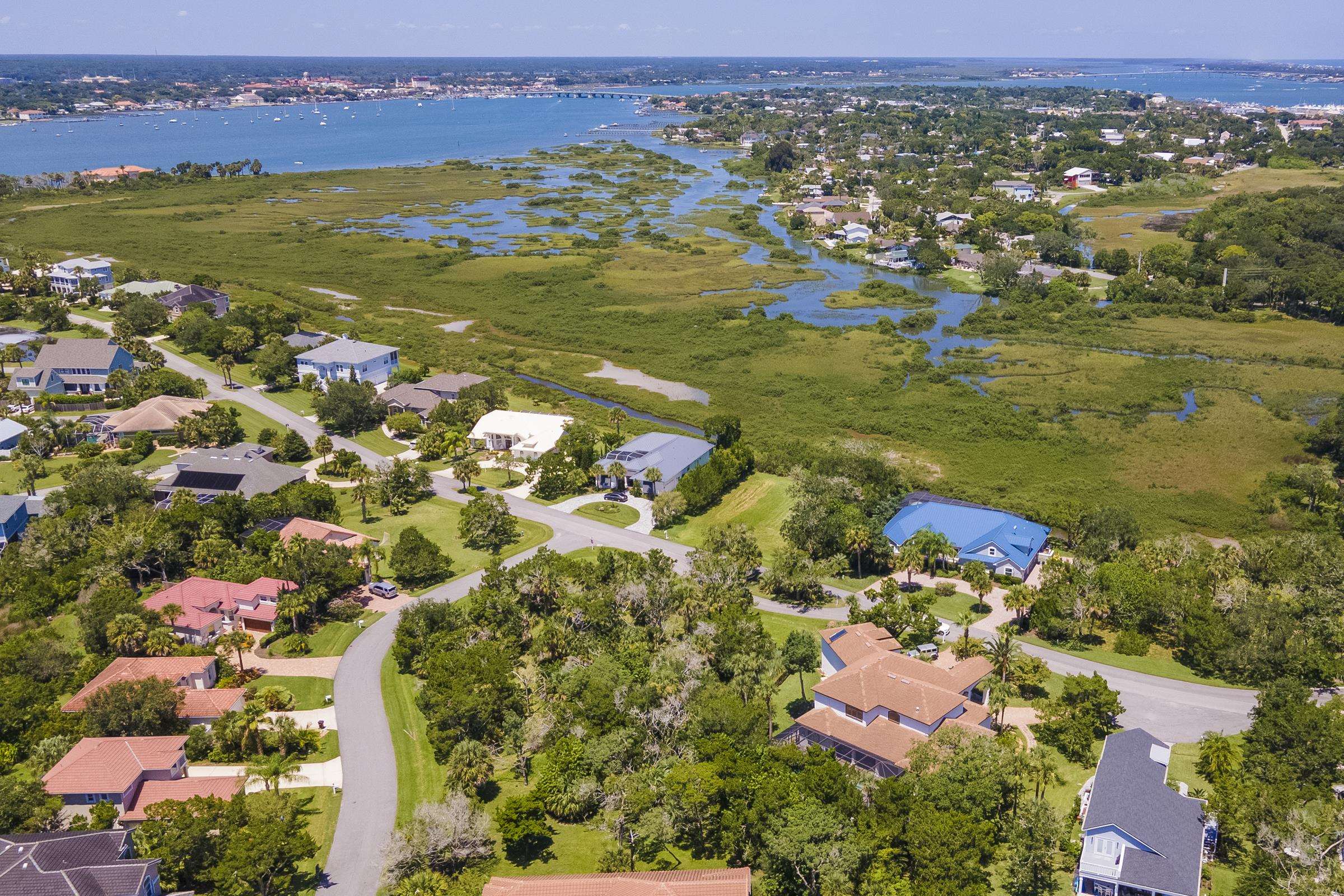 113 Spoonbill Point Court St. Augustine, FL 32080 - Photo 8 of 52 an aerial view of residential houses with outdoor space