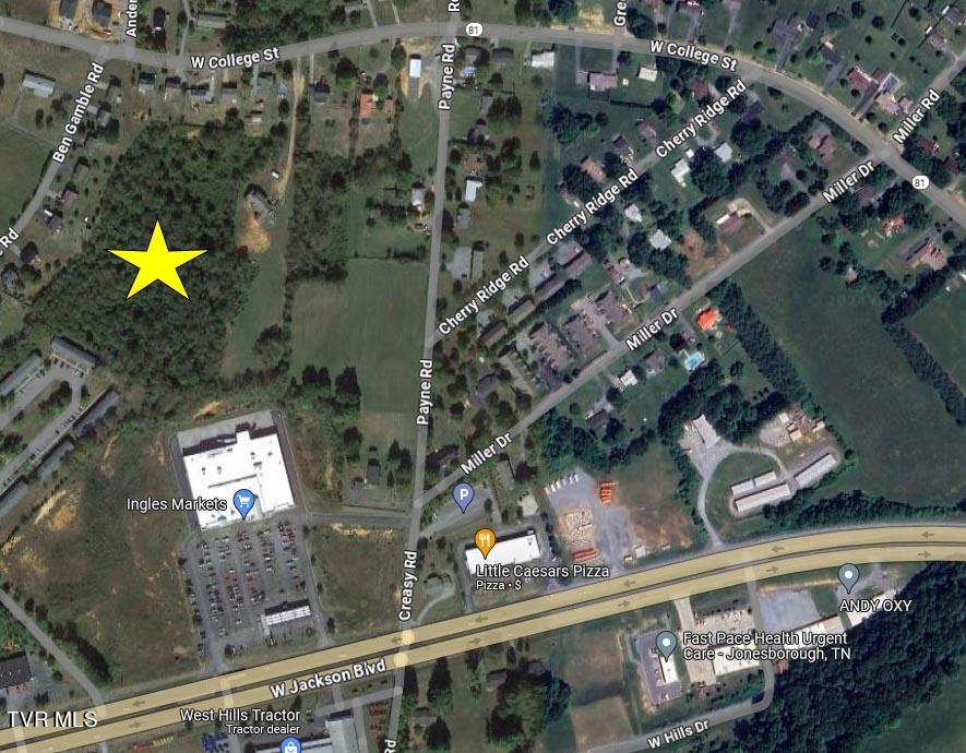 Tbd Ben Gamble Road Jonesborough, TN 37659 - Photo 1 of 2 Ben Gamble Property Google Map copy