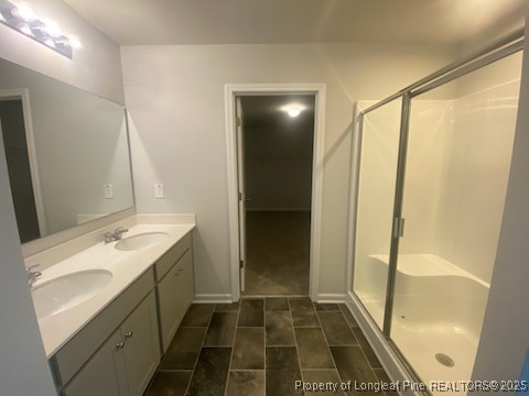 10 Bennington Way Lillington, NC 27546 - Photo 13 of 19 a bathroom with a shower and a sink