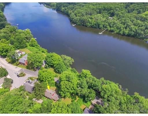 92 River Road Merrimac, MA 01860 - Photo 3 of 30 an aerial view of a houses with a yard and lake