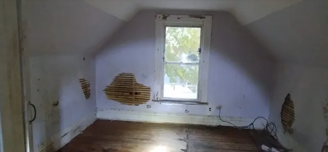 a close view of closet